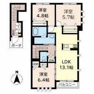 Profum Casagrande【0205号室】の間取り
