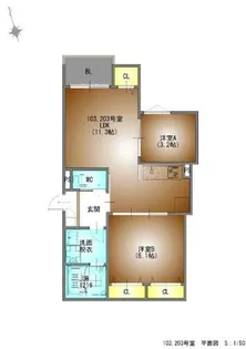REGALEST PRIME【1階】の間取り