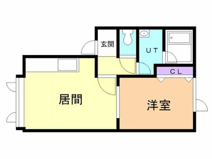 ベルシーヌ緑【105号室】の間取り