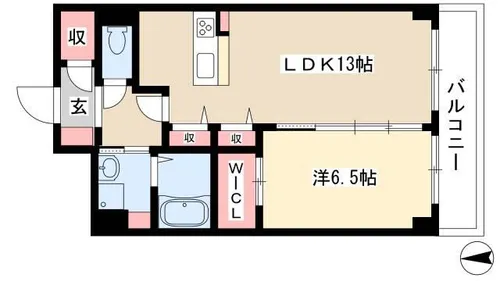 アルス松原【902号室】の間取り