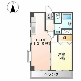 中久ビル【403号室】の間取り