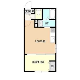 ラフィーネ円山公園・煌【3階】の間取り