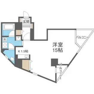 シャンドール宮の森【6階】の間取り