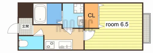 ネストプラス網干駅前【2-D号室】の間取り