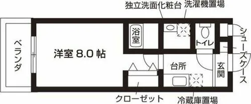 ラビグレイス武庫川ウエスト【3階】の間取り