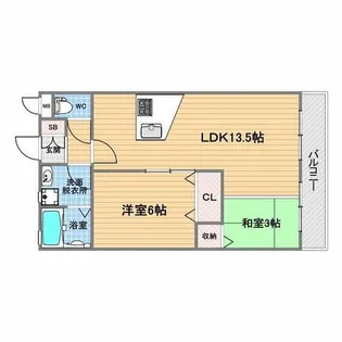 ミニヨンコート【3階】の間取り