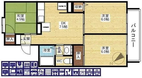 ペニーレイン【2階】の間取り