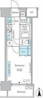 ヒヴィ・カーサ名駅西【4階】の間取り