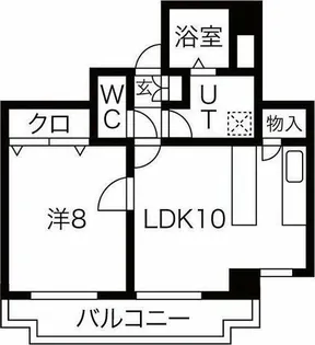 ガーデンコート新栄【4階】の間取り