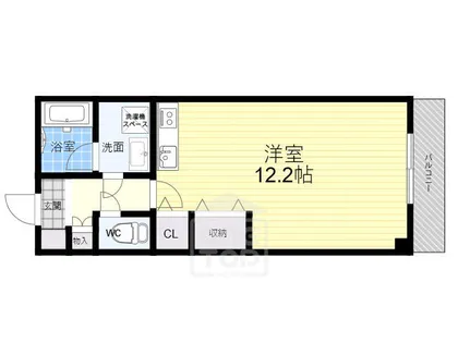 ステーションハイツ南茨木【6階】の間取り