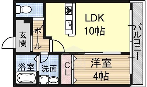 サンフレール水尾【3階】の間取り
