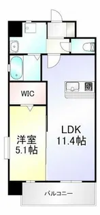 グランジャー小倉【4階】の間取り