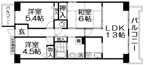 ダイヤパストラル【2階】の間取り