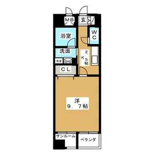 あいさきがけ【12階】の間取り