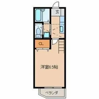 Aレガート久留米大前 B棟【2階】の間取り