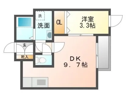 アベリアハイムあいの里Ⅱ【1階】の間取り