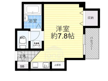 UEDA BUILDING【2階】の間取り
