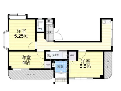 ライフプラザ玉櫛【2階】の間取り