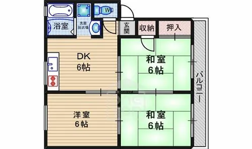 セジュール小柳1【1階】の間取り