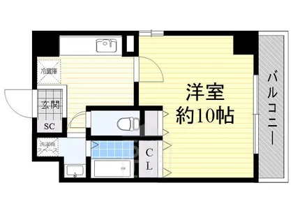 1Kの間取り画像