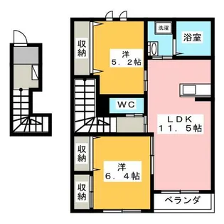 リーマ ルーマ【2階】の間取り