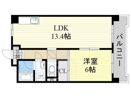此君園ハイツ【2階】の間取り