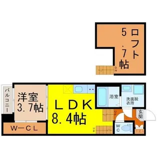 Maison Etoa【1階】の間取り