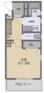 プルメリア東正雀【1階】の間取り
