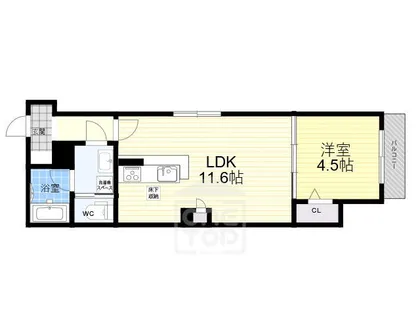 シャーメゾンENGLISCH【3階】の間取り