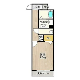 CITYSPIRE神戸元町Ⅱ【9階】の間取り
