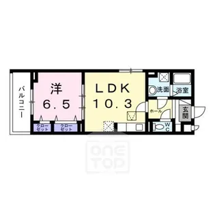 ハイダウェイホーム茨木【2階】の間取り