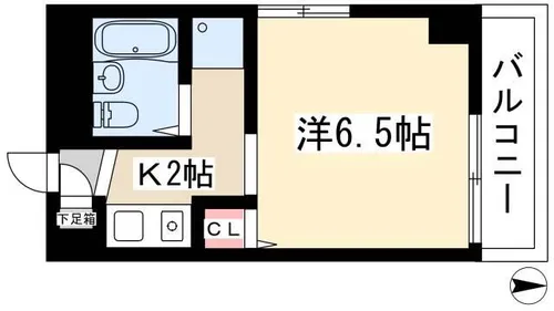 ジョイフル鶴舞【9階】の間取り