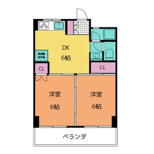 日和マンション【3階】の間取り