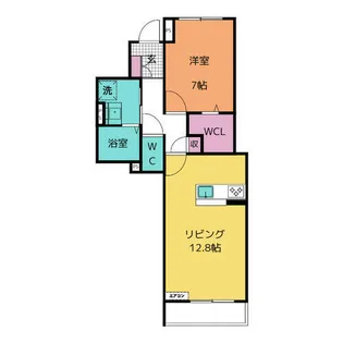 フェリシード【2階】の間取り