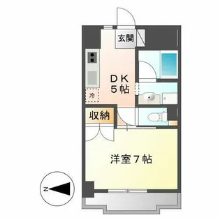 パティオ新栄【402号室】の間取り