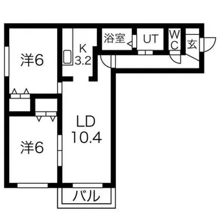 Villa Sunlit【4階】の間取り