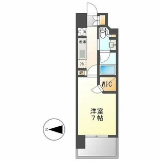 ザ・パークハビオ新栄【503号室】の間取り