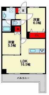 THE SQUARE KOBAI PREMIUM【7階】の間取り