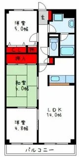 ミネアポリス【1階】の間取り