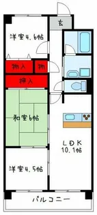 アロッジオKTI【2階】の間取り