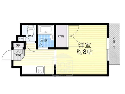アルカディアST【1階】の間取り