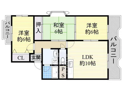 メゾン辻【3階】の間取り