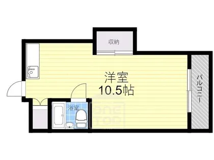 茨木フラワーハイツ【1階】の間取り