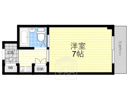 カーサ茨木【3階】の間取り