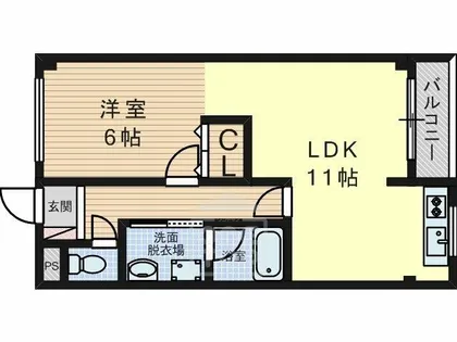 コーポ望月2棟【2階】の間取り