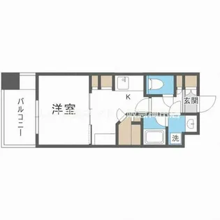 アパートメンツ江坂【10階】の間取り