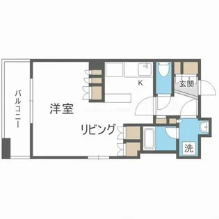 アパートメンツ江坂【10階】の間取り