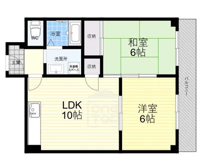 オーソライズ茨木【3階】の間取り