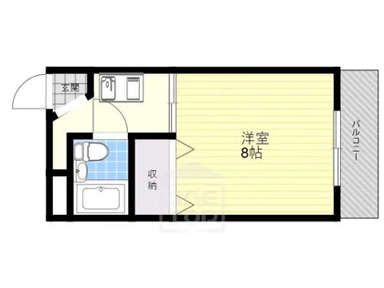 ヨスミ・イースト・ハイツ【3階】の間取り