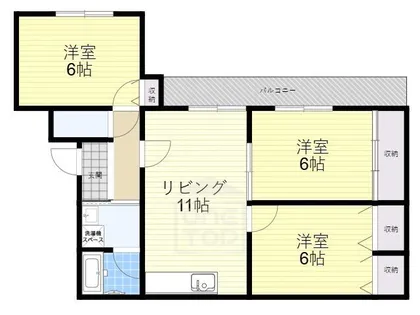 マプログレイス3【1階】の間取り
